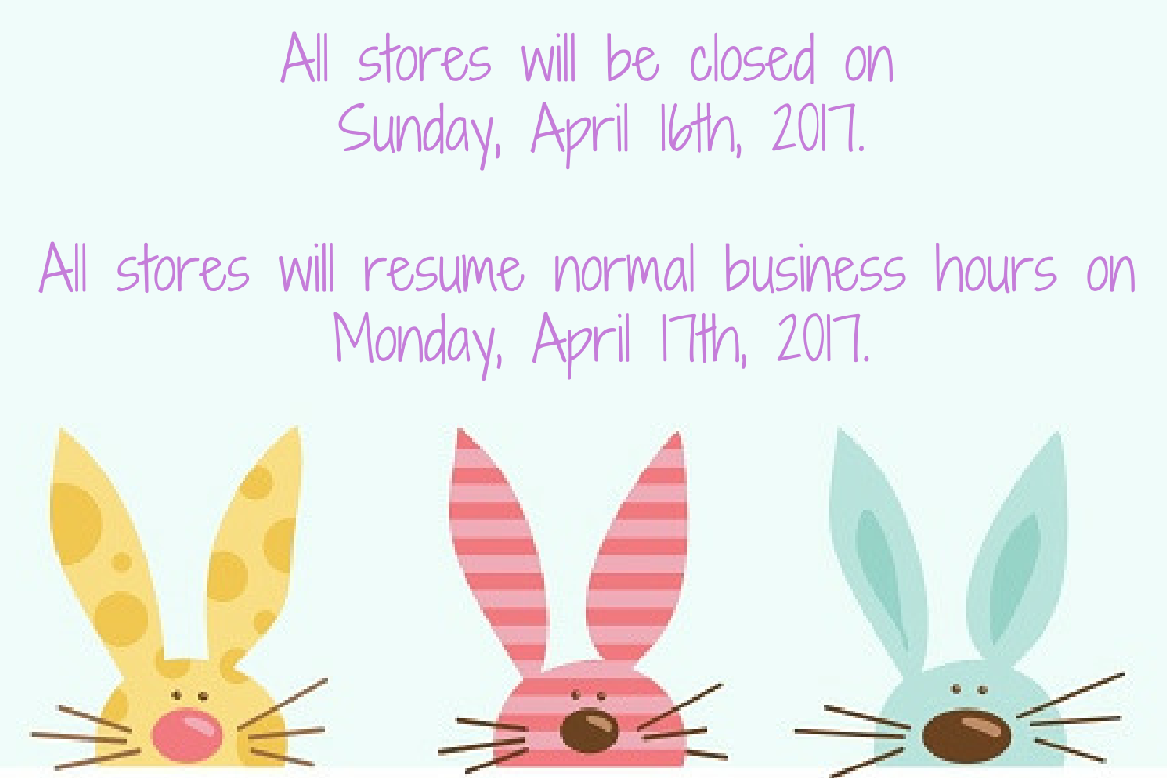 Easter Store Hours King Kullen