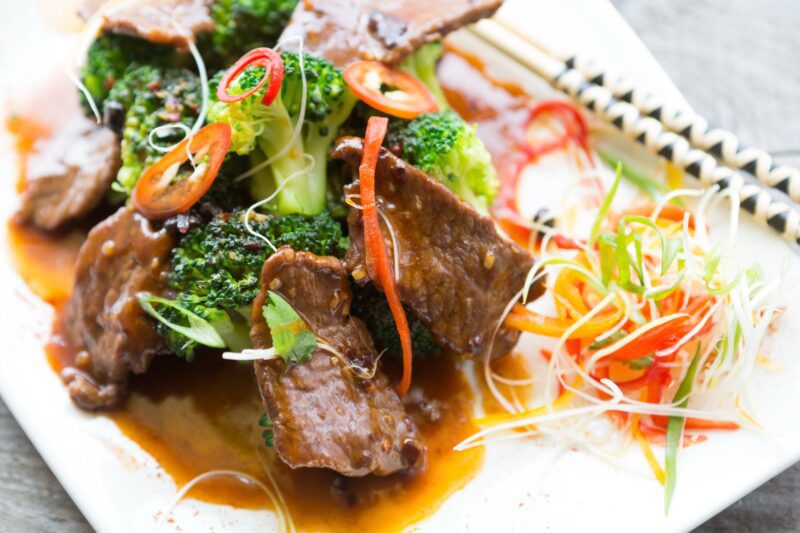 Mongolian Beef With Vegetables