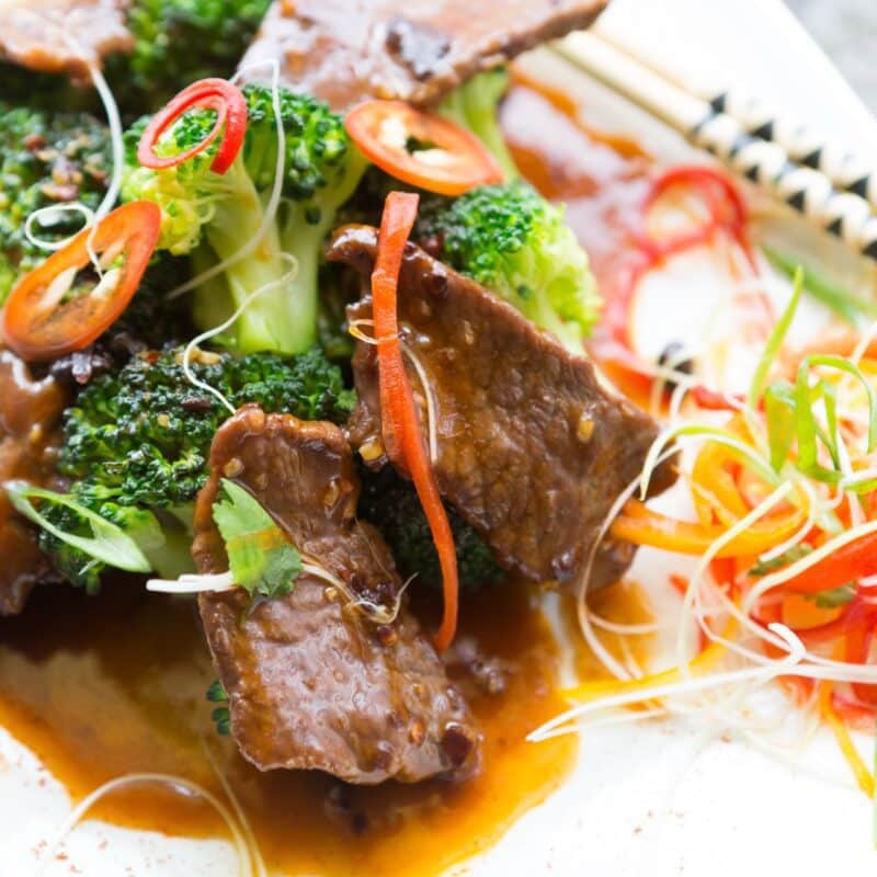 Mongolian Beef With Vegetables