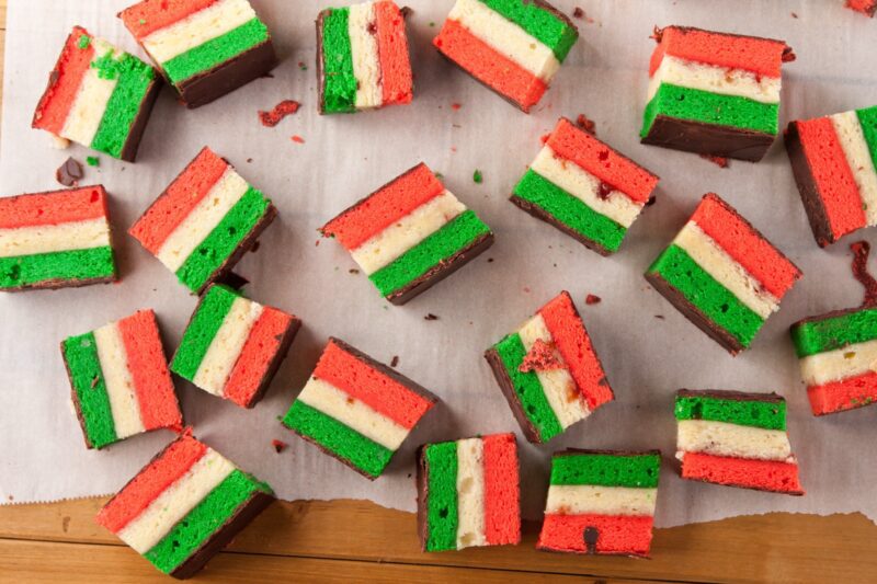 Rainbow Cookies (1 lb)