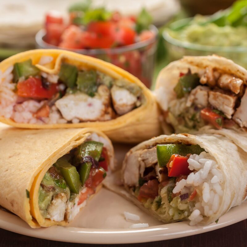 Mini Chicken Burritos