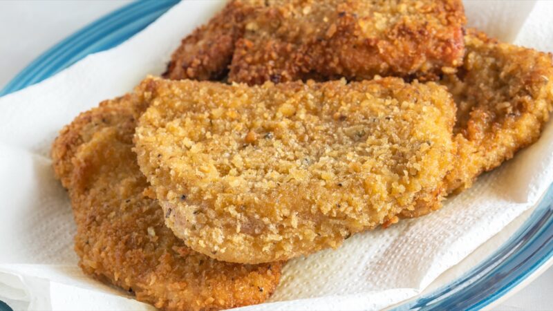Panko Crusted Boneless Pork Chops