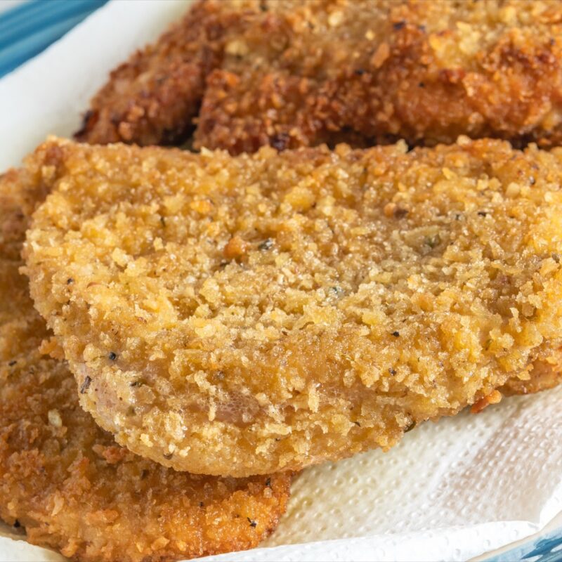 Panko Crusted Boneless Pork Chops