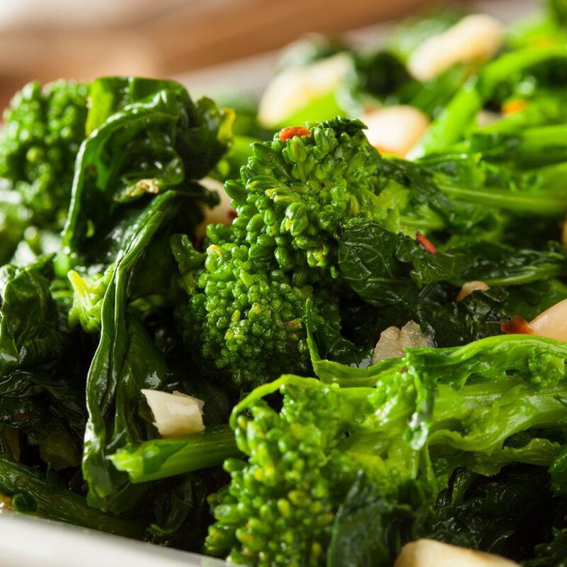 Sauteed Broccoli With Roasted Garlic & Oil
