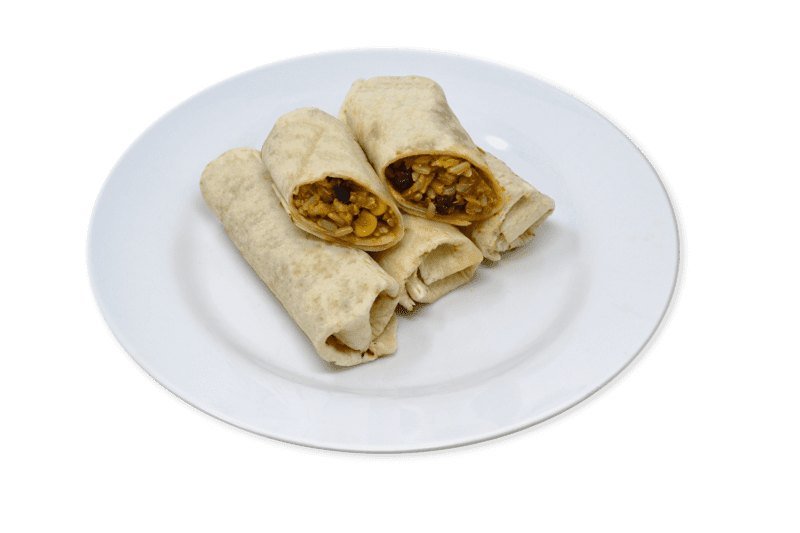Mini Chicken Burrito Platter