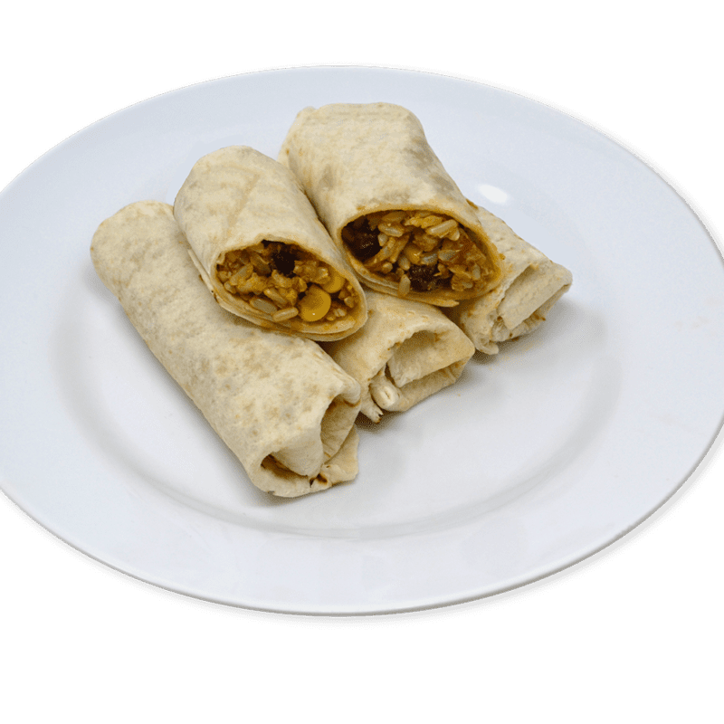 Mini Chicken Burrito Platter